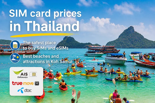 Best & Cheapest Koh Samui SIM Card & eSIM Plans for Thailand Connectivity in 2026