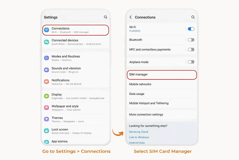 Samsung setup step 3