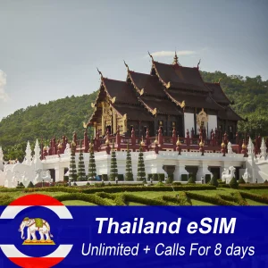 Thailand eSIM Unlimited + Calls For 8 day