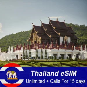 Unlimited Data and free calls eSIM For Thailand